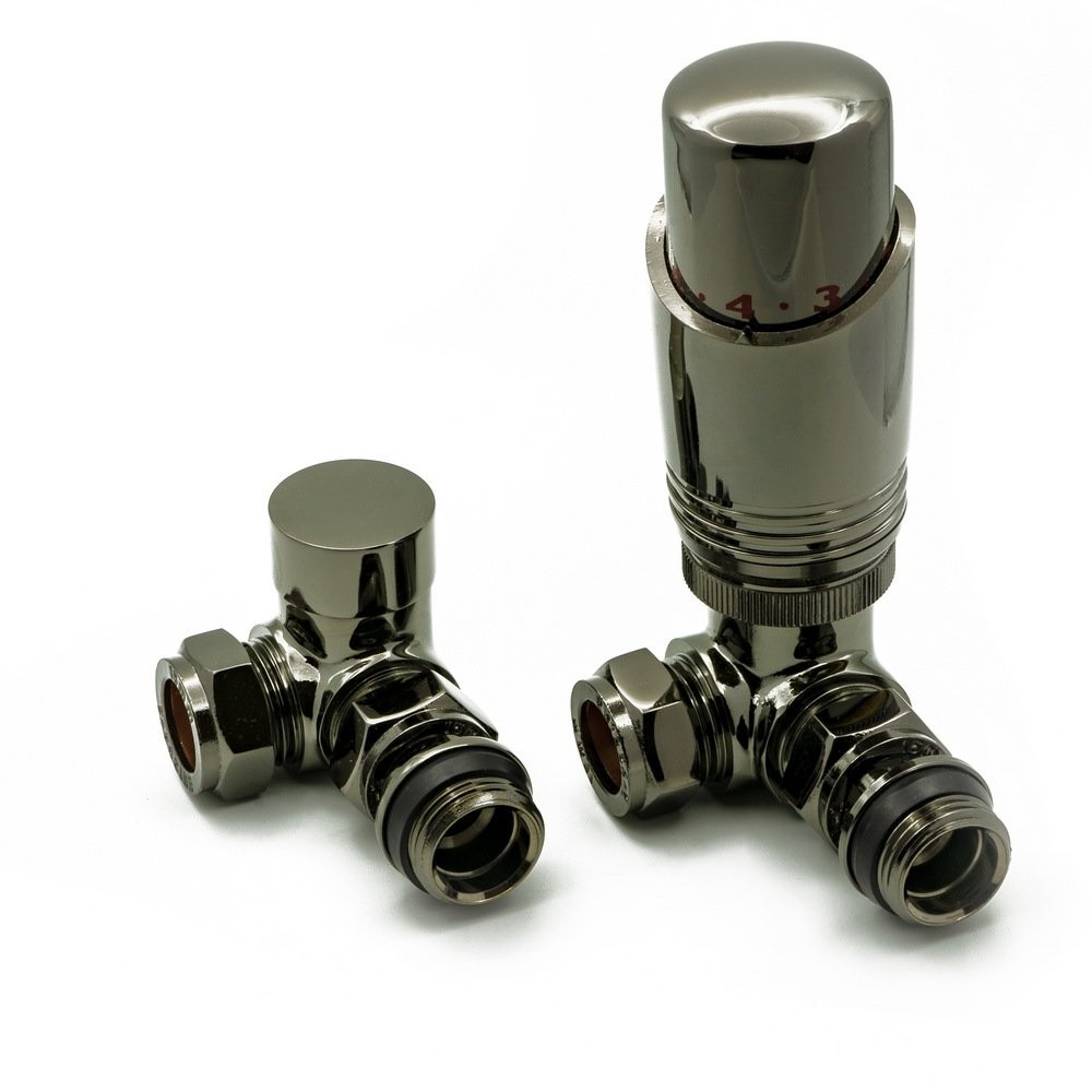Reina MODAL TRV Corner Oiled Bronze Radiator Valve