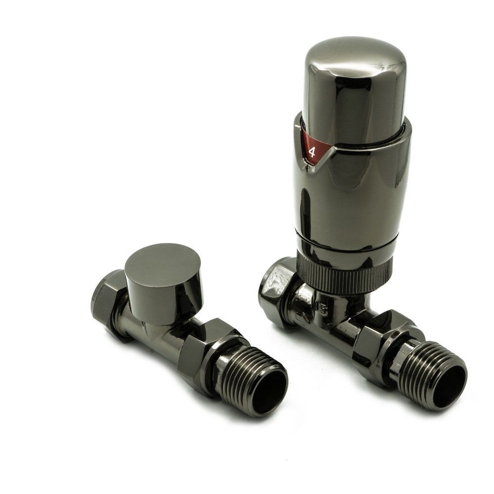 Reina MODAL TRV Straight Oiled Bronze Radiator Valve