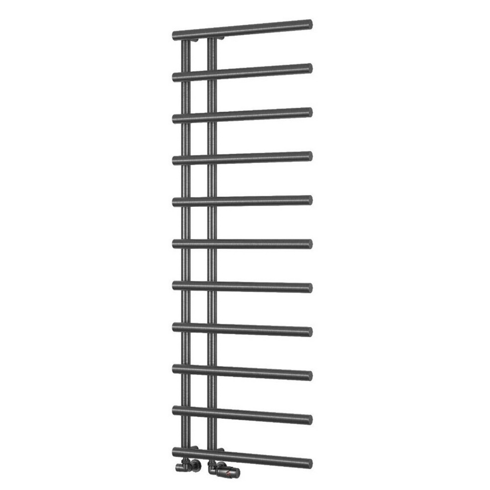 Reina Matera 1412 x 500mm Heated Towel Rail in Gunmetal