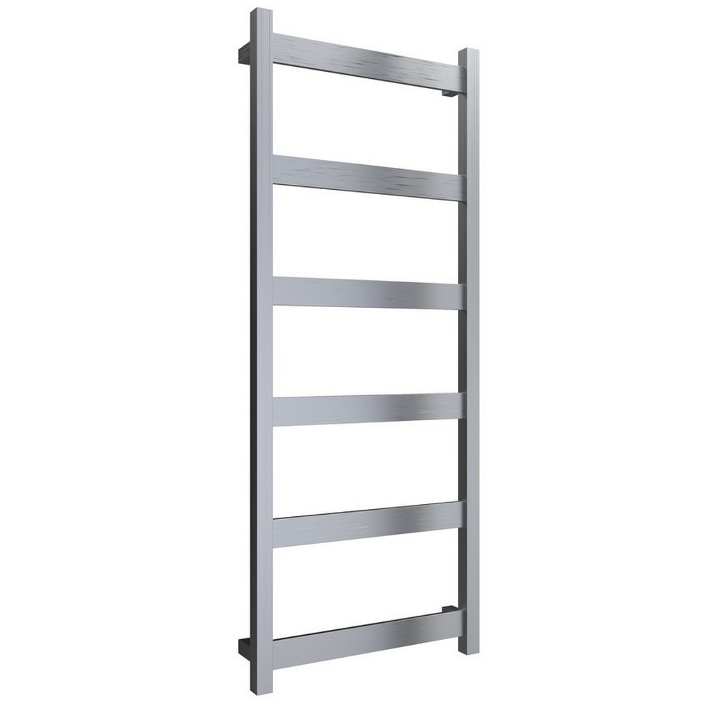 Reina Mina 1170 x 480mm Brushed Stainless Steel Towel Radiator