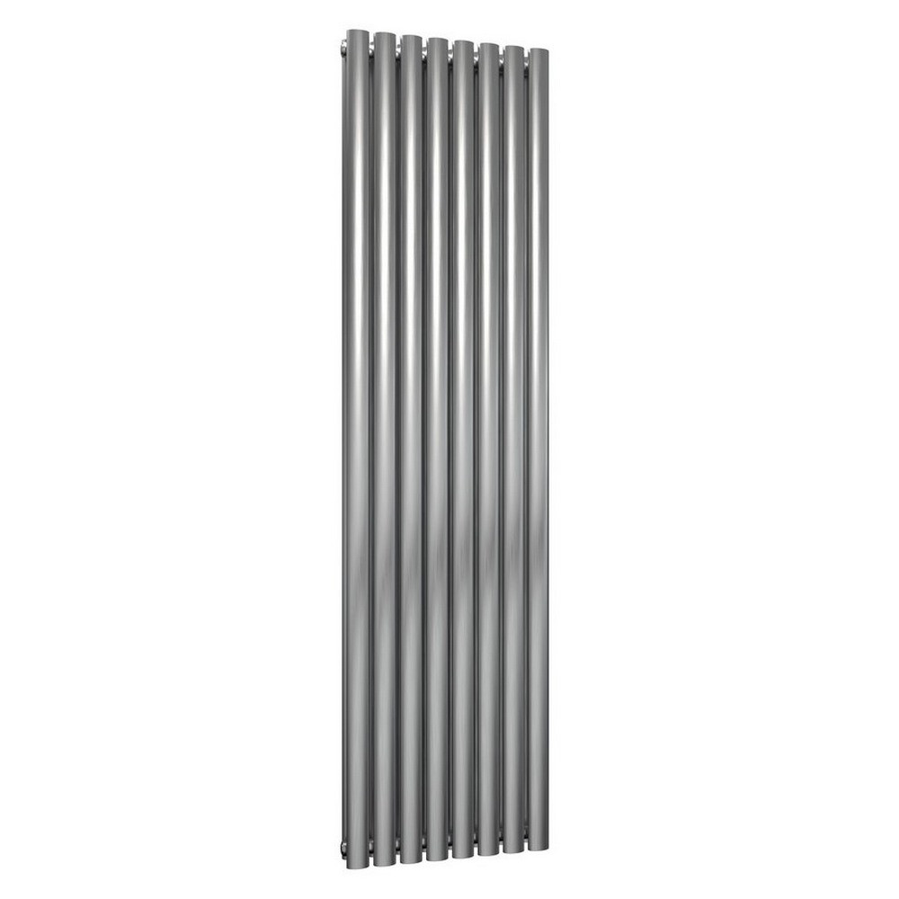 Reina Nerox 1800 x 472mm Vertical Double Brushed Stainless Steel Radiator