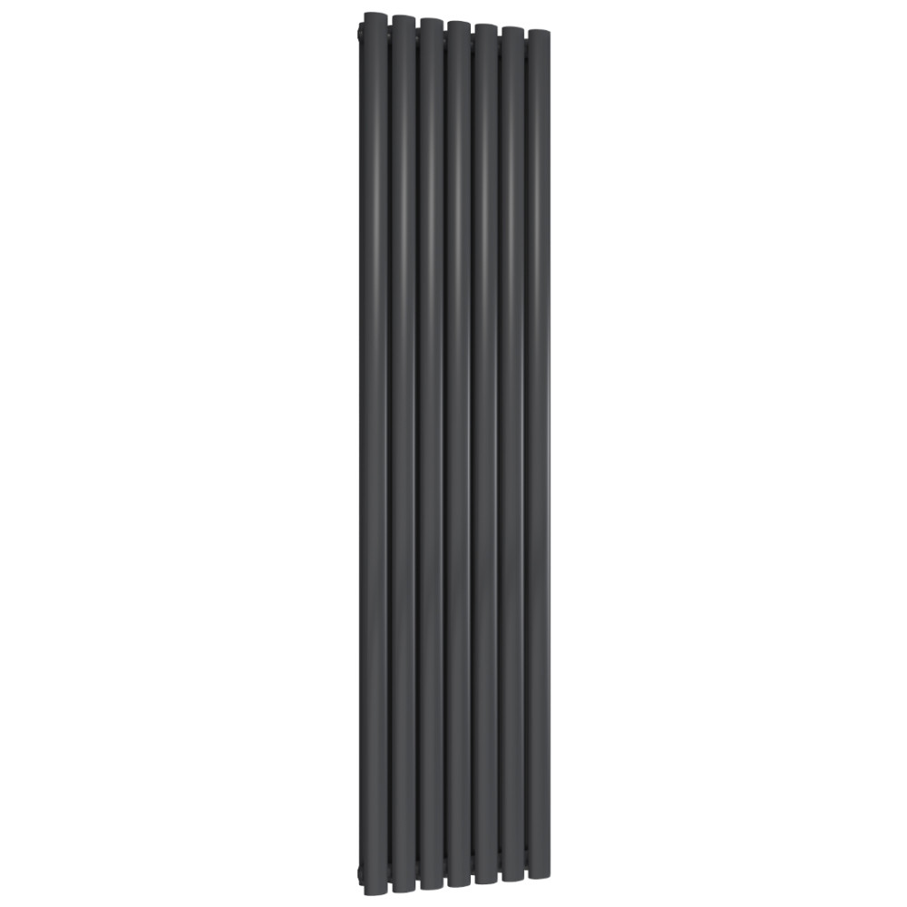 Reina Neva Double 1800 x 413mm Anthracite Vertical Designer Radiator