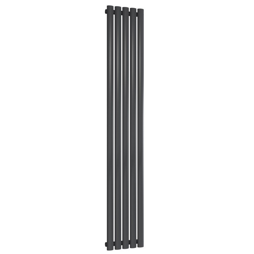Reina Neval 1800 x 286mm Single Vertical Anthracite Aluminium Radiator