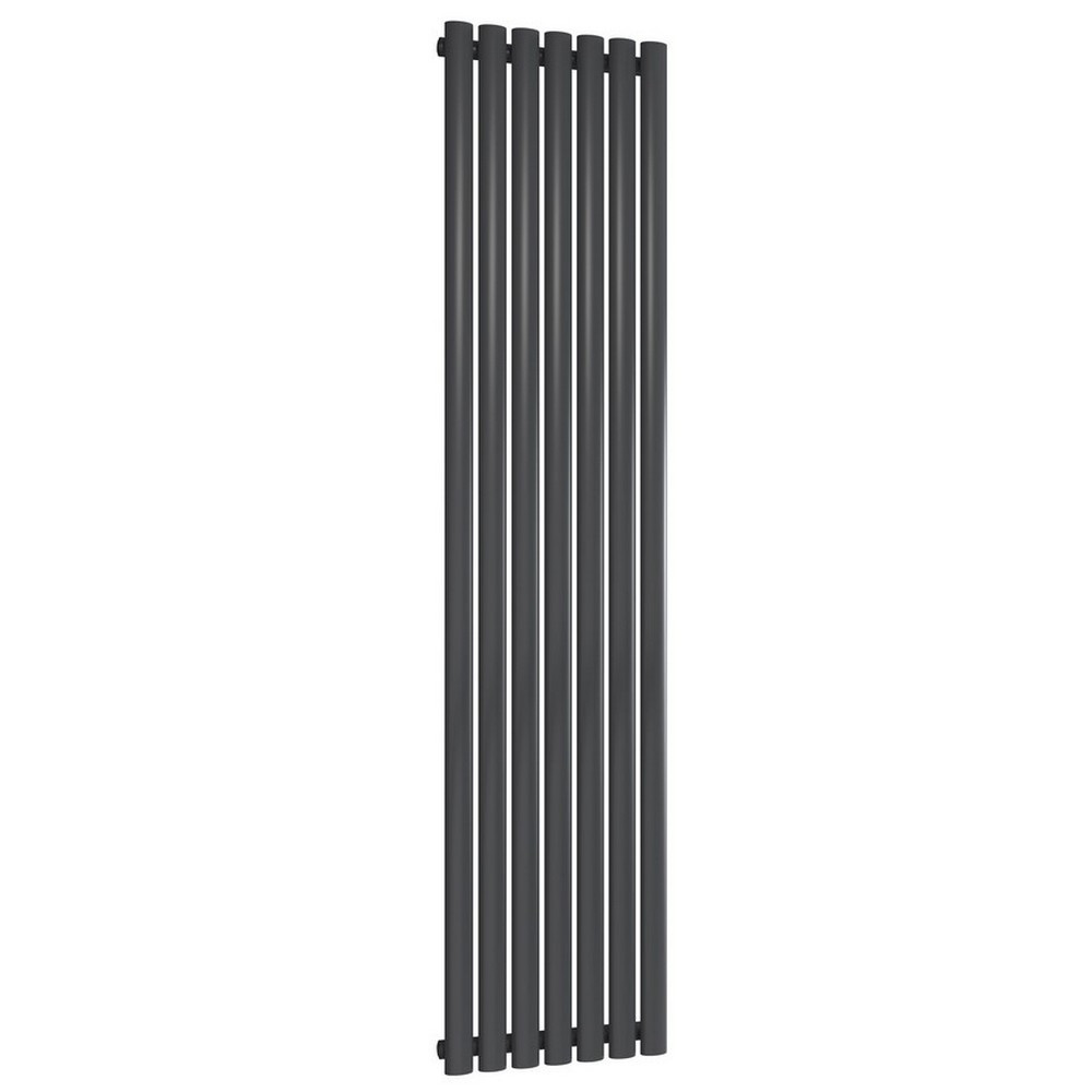 Reina Neval 1800 x 404mm Single Vertical Anthracite Aluminium Radiator