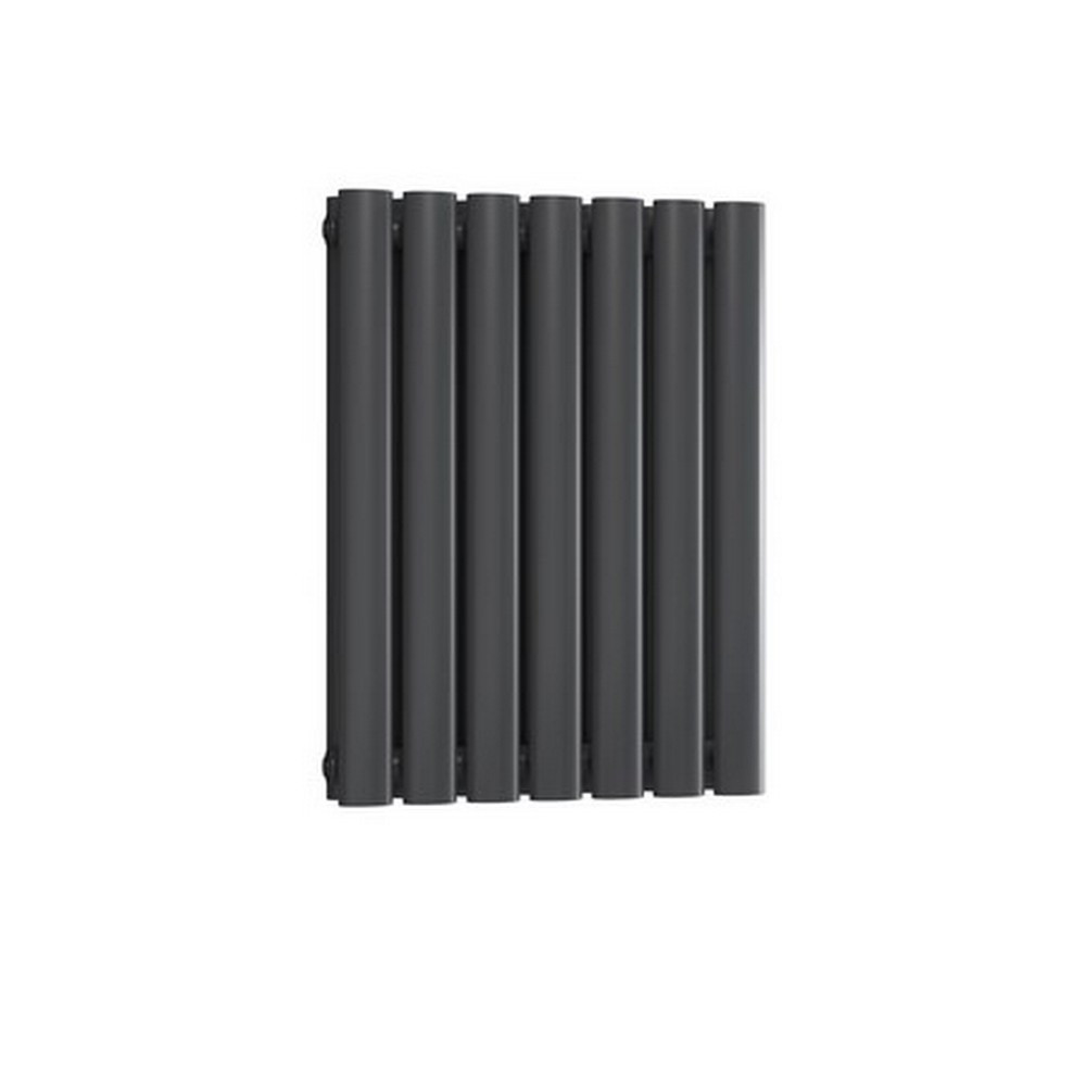 Reina Neval 600 x 404mm Double Horizontal Anthracite Aluminium Radiator (1)
