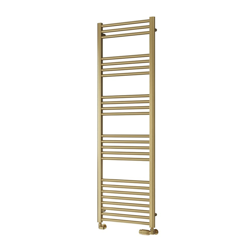 Reina Ottone 1600 x 600mm Heated Towel Rail in Brushed Brass