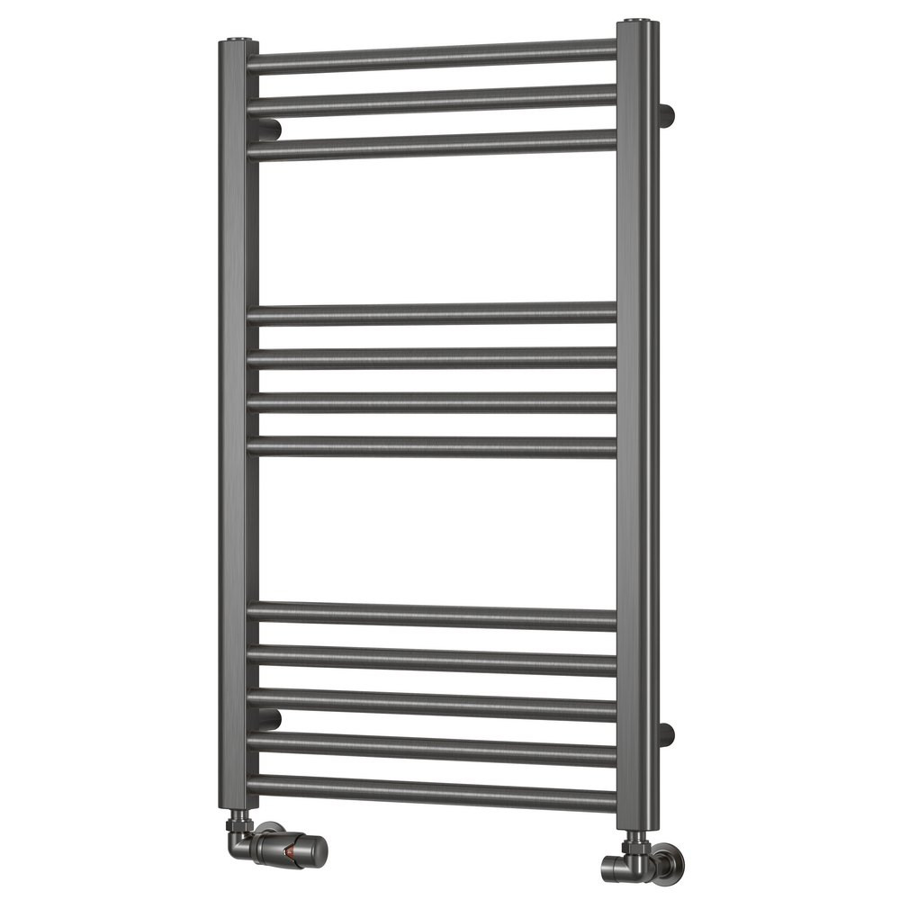 Reina Ottone 800 x 600mm Heated Towel Rail in Gun Metal