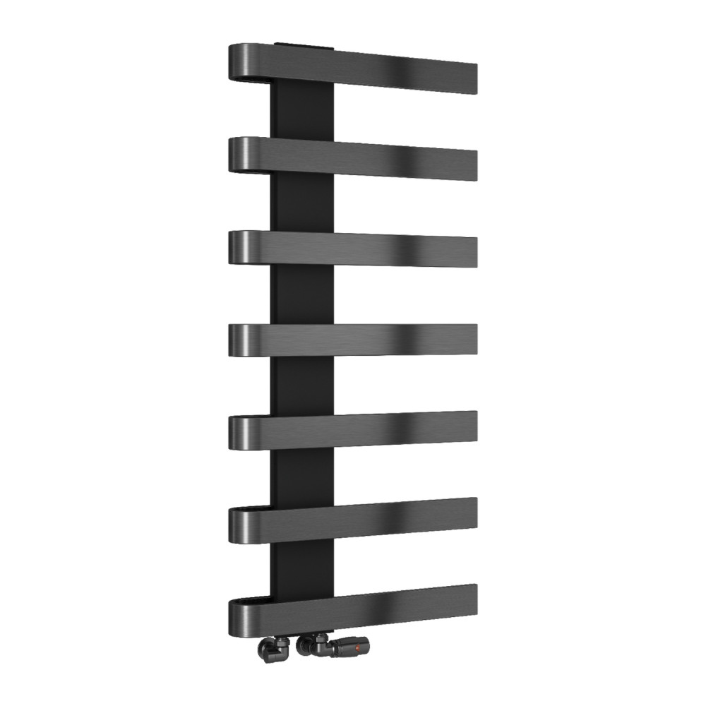 Reina Panaro 1100 x 500mm Gunmetal Heated Towel Rail