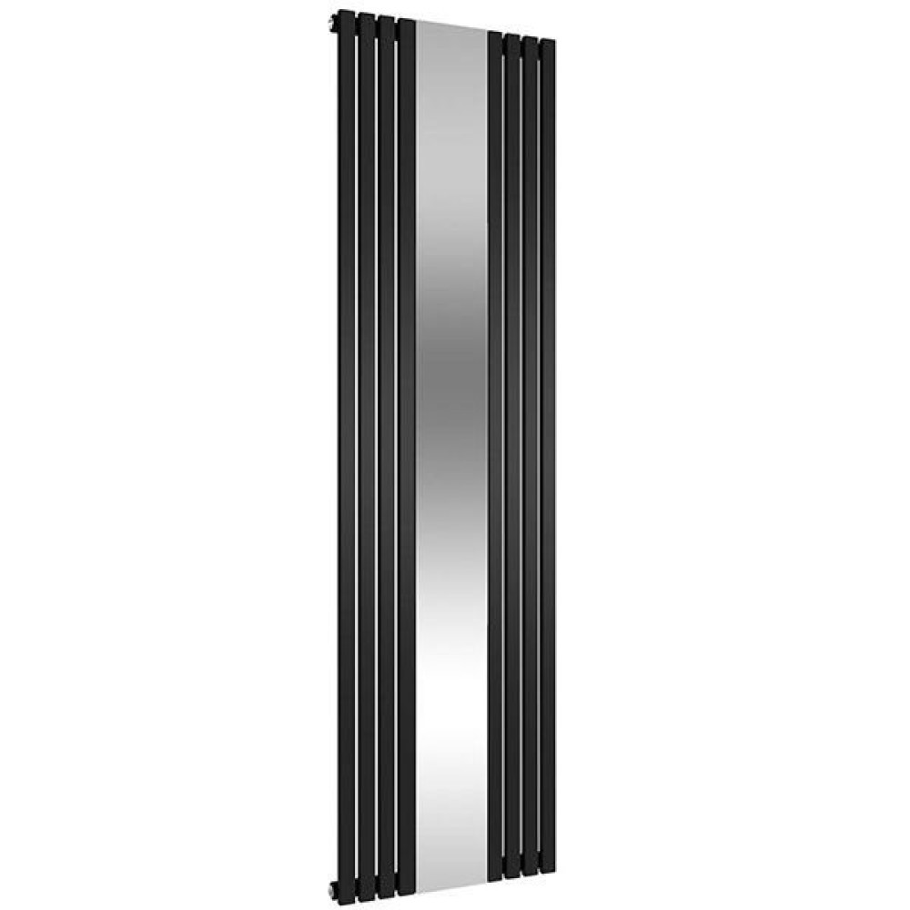 S2Y-Reina Reflect 1800 x 445mm Black Vertical Designer Radiator-1