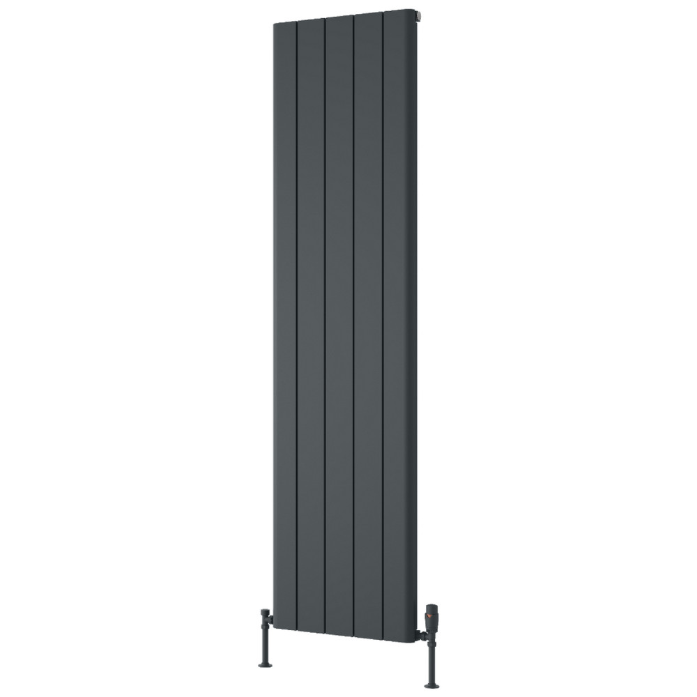 Reina Resia 1800 x 470mm Anthracite Vertical Aluminium Radiator
