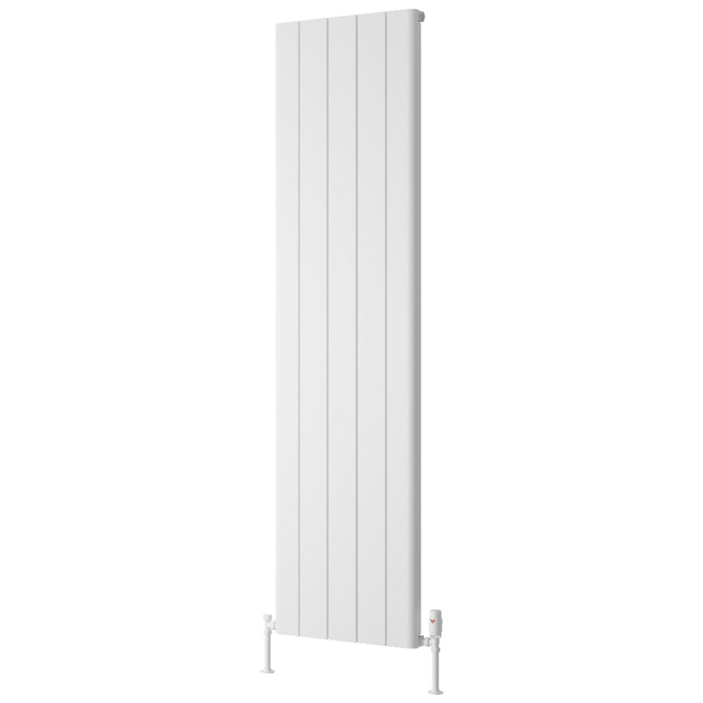 Reina Resia 1800 x 470mm White Vertical Aluminium Radiator