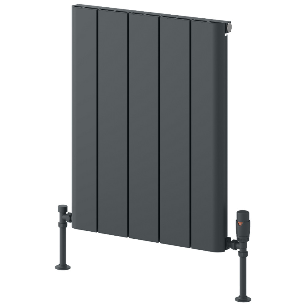 Reina Resia 600 x 470mm Anthracite Horizontal Aluminium Radiator