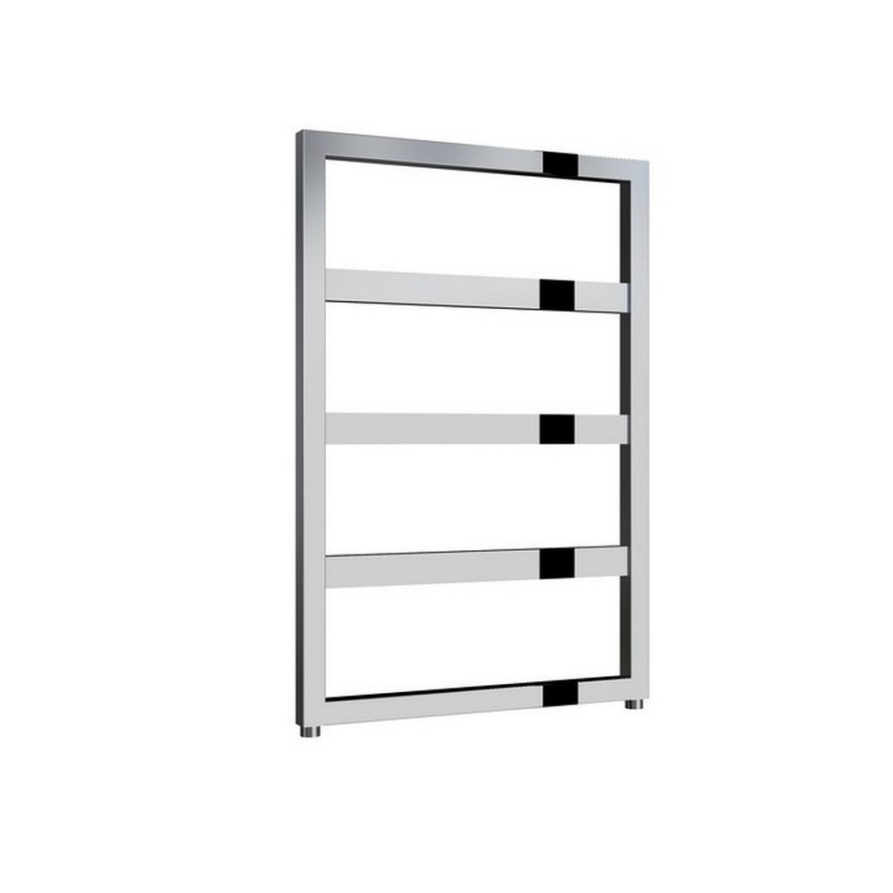 Reina Rezzo Mild Steel Heated Towel Rail 740 x 550mm in Chrome
