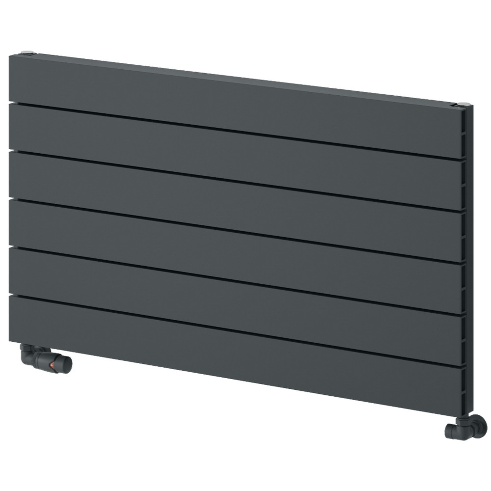 Reina Rienza 565 x 1000mm Anthracite Horizontal Aluminium Radiator