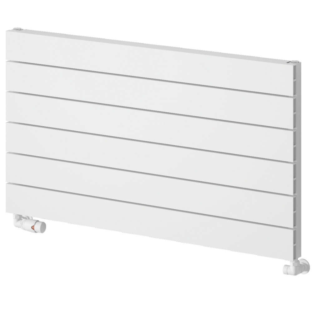 Reina Rienza 565 x 1000mm White Horizontal Aluminium Radiator