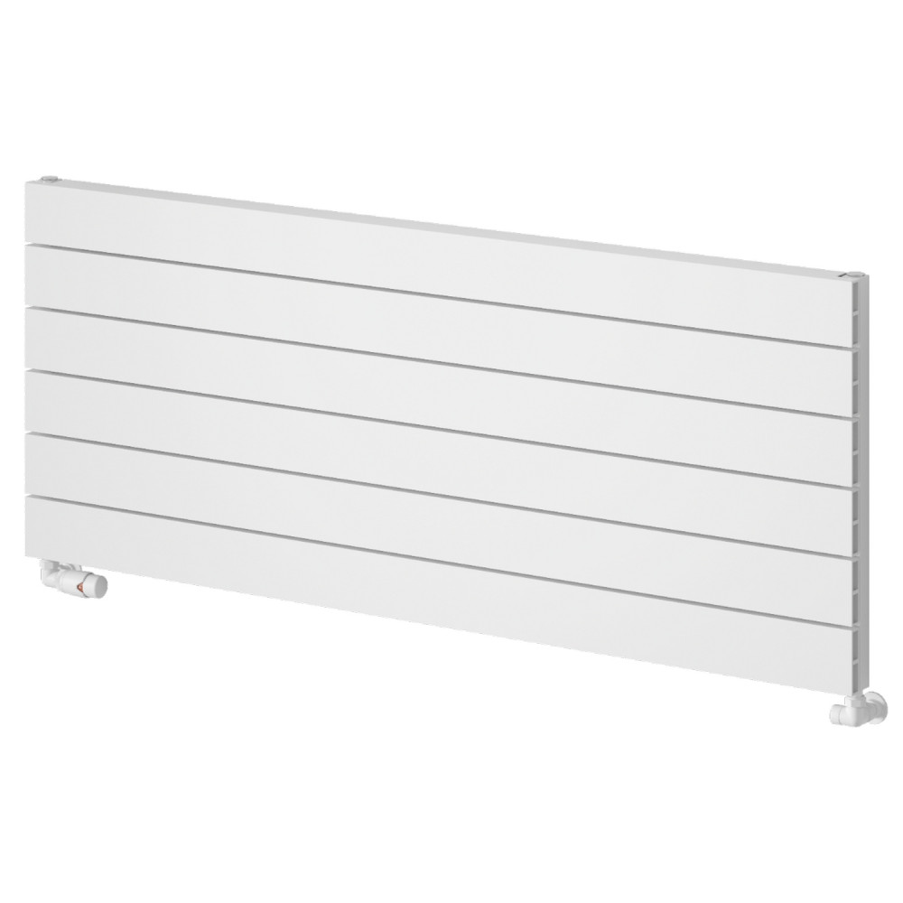 Reina Rienza 565 x 1400mm White Horizontal Aluminium Radiator