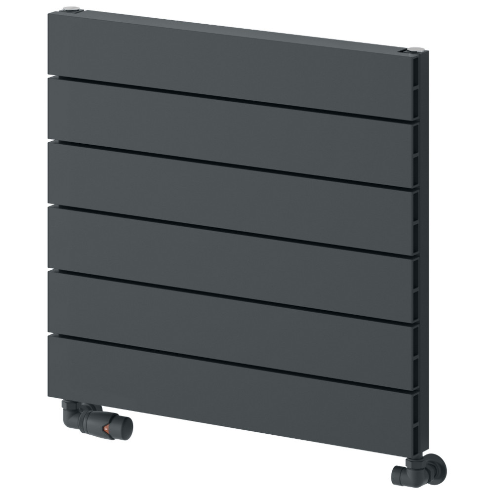 Reina Rienza 565 x 600mm Anthracite Horizontal Aluminium Radiator
