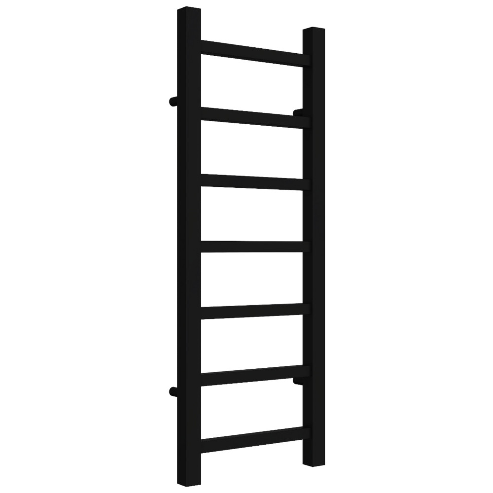 Reina Serena Mild Steel 800 x 300mm Heated Towel Rail in Black