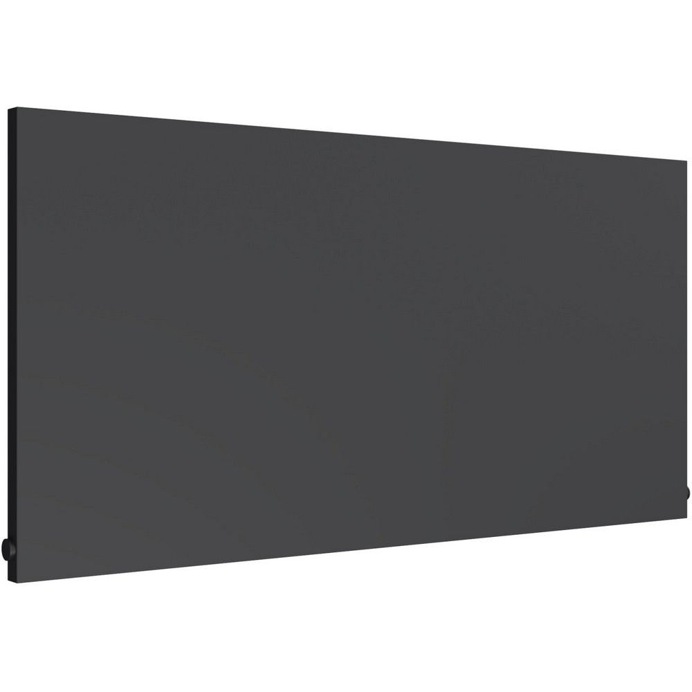 Reina Slimline 600 x 1200mm Anthracite Horizontal Designer Radiator