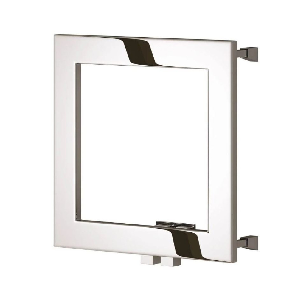 Reina Square 450 x 450mm Polished Stainless Steel Towel Radiator