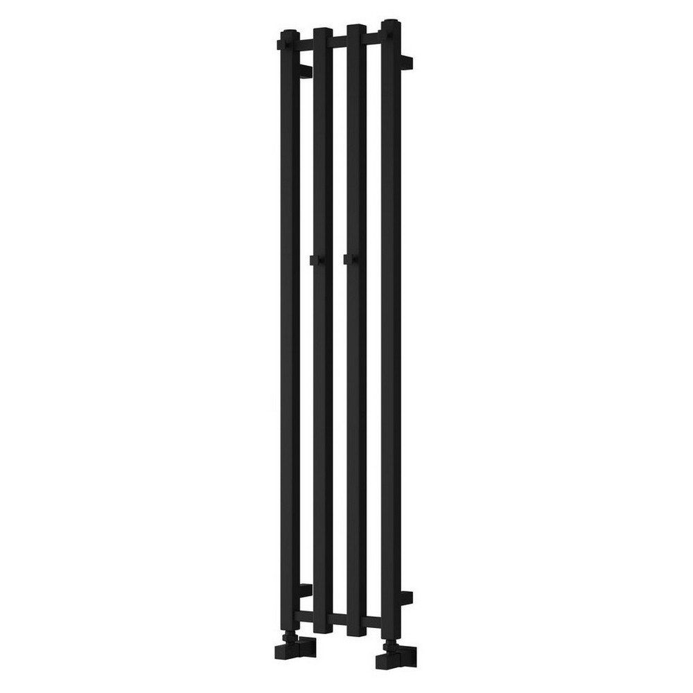 Reina Todi Mild Steel Designer Radiator 1200 x 260mm in Black