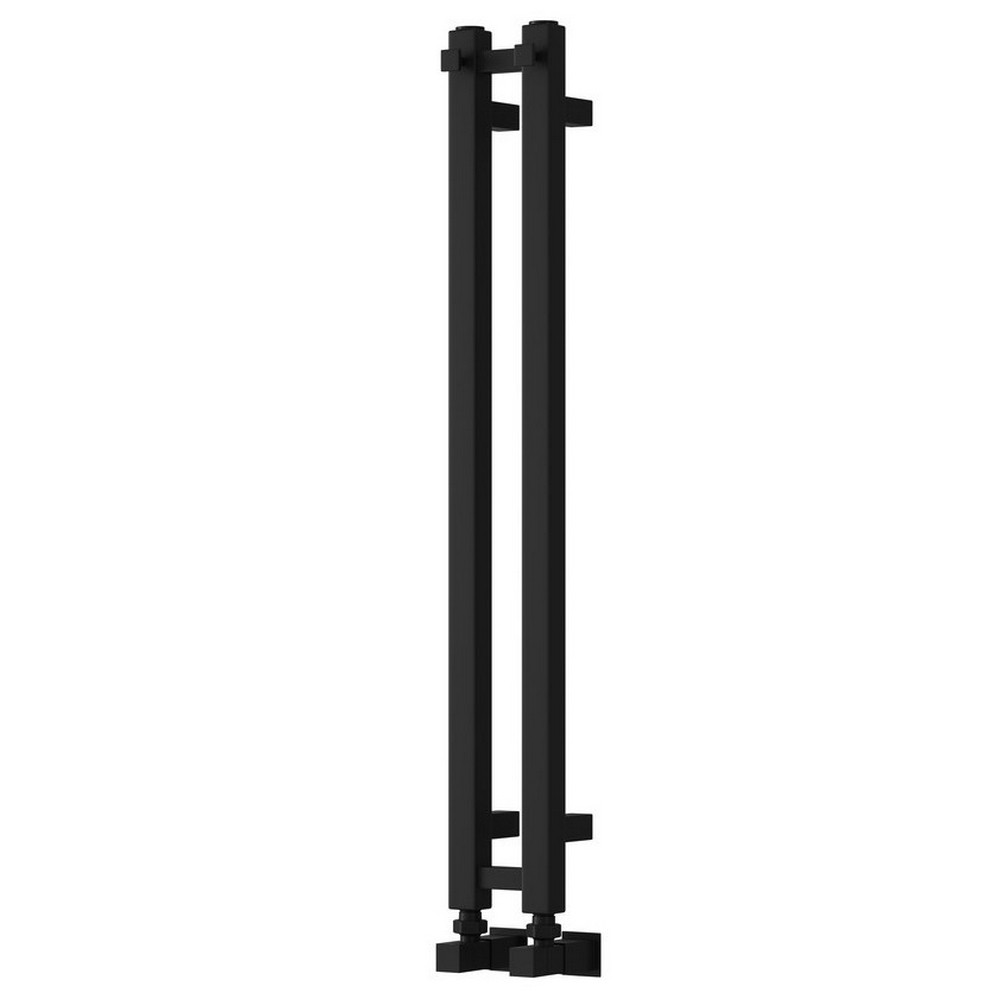 Reina Todi Mild Steel Designer Radiator 800 x 108mm in Black