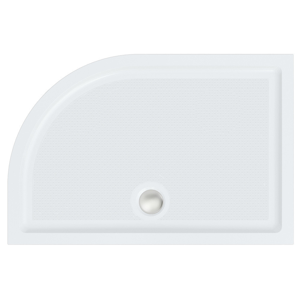 Roman Anti Slip 1200 x 800mm RH Offset Quadrant Shower Tray (1)