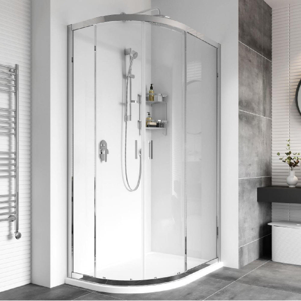 Roman Haven8 Two Door 800 x 1000 Offset Quadrant Shower Enclosure