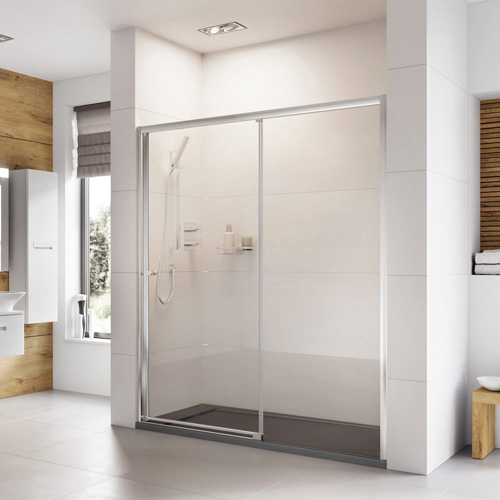 Roman Haven 1500mm Level Access Left Hand Sliding Shower Door