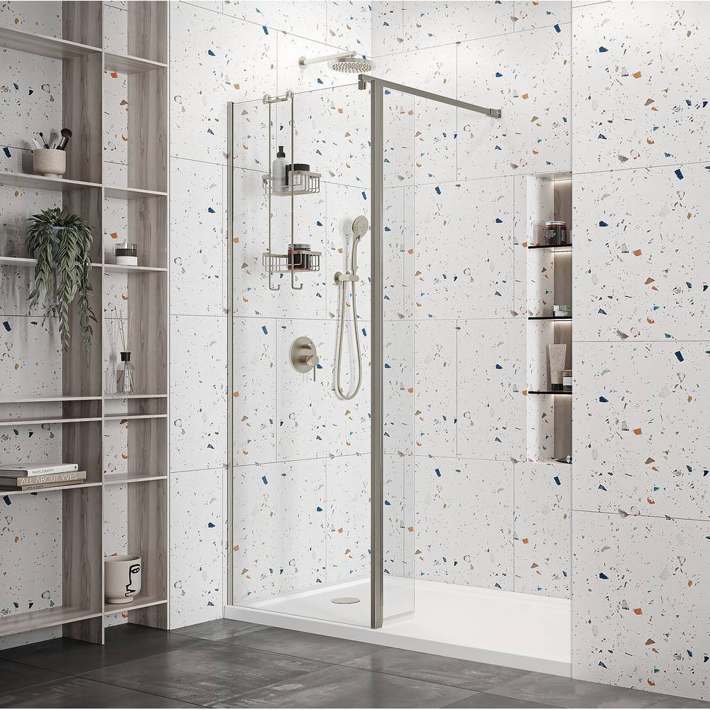 Roman Haven 800mm Chrome 8mm Wetroom Panel