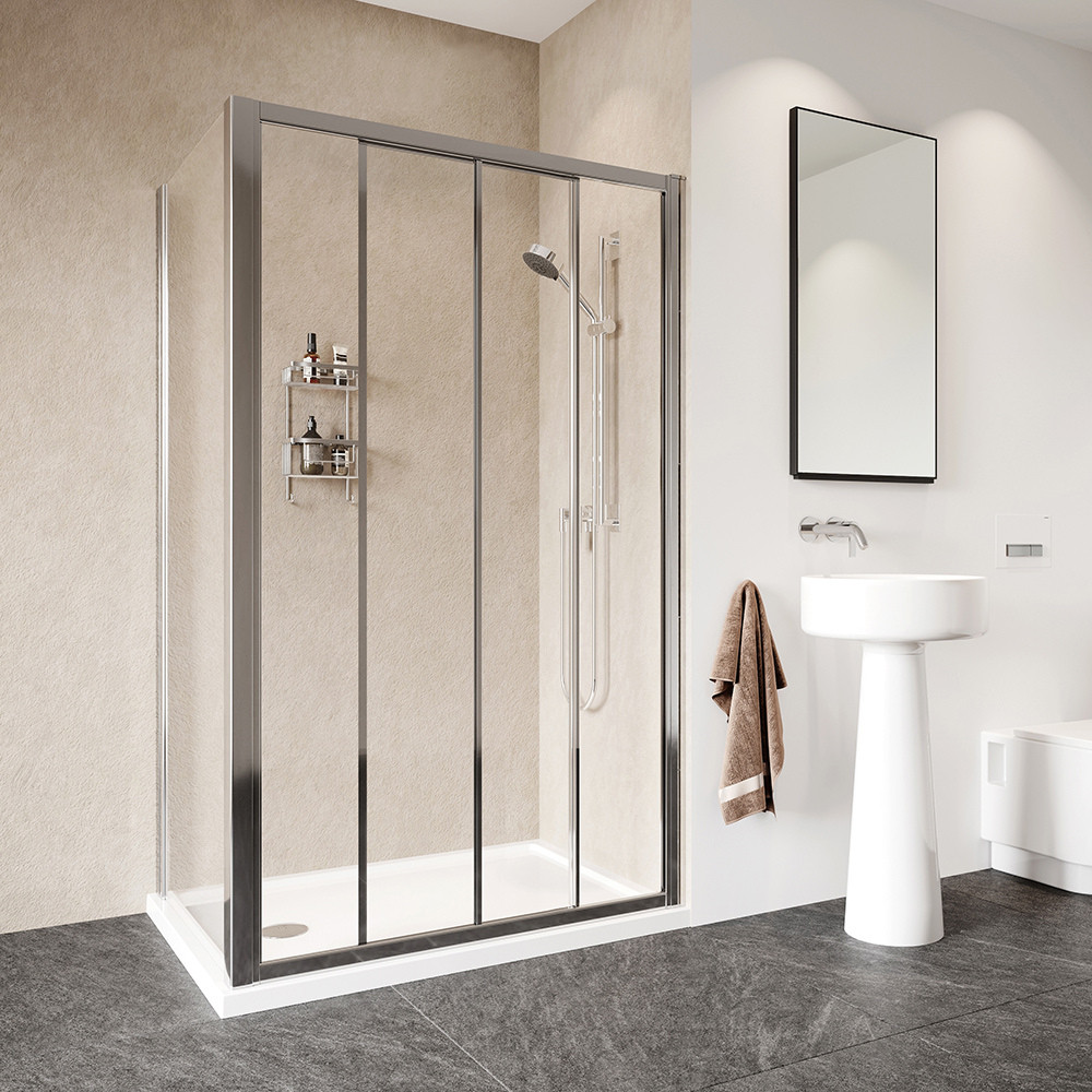 Roman Haven Framed 1000mm Sliding Shower Door