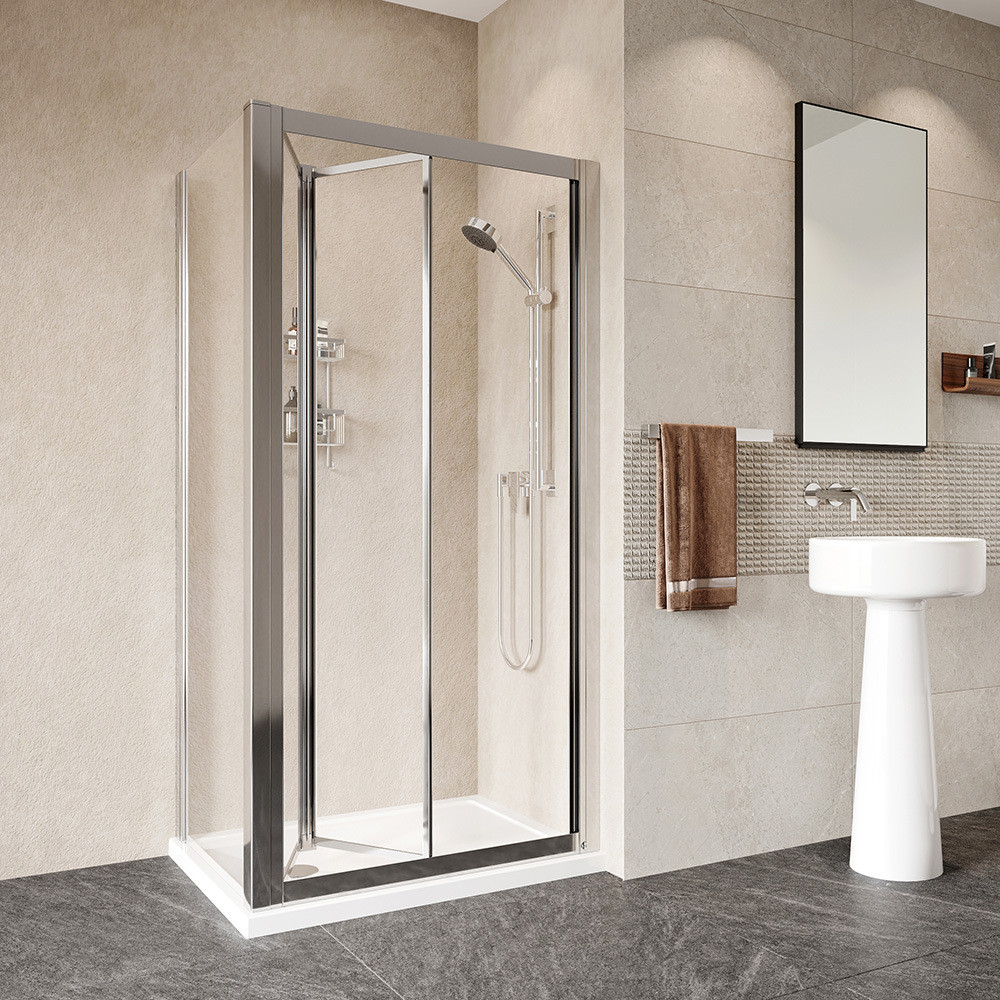 Roman Haven Framed 900mm Bifold Shower Door