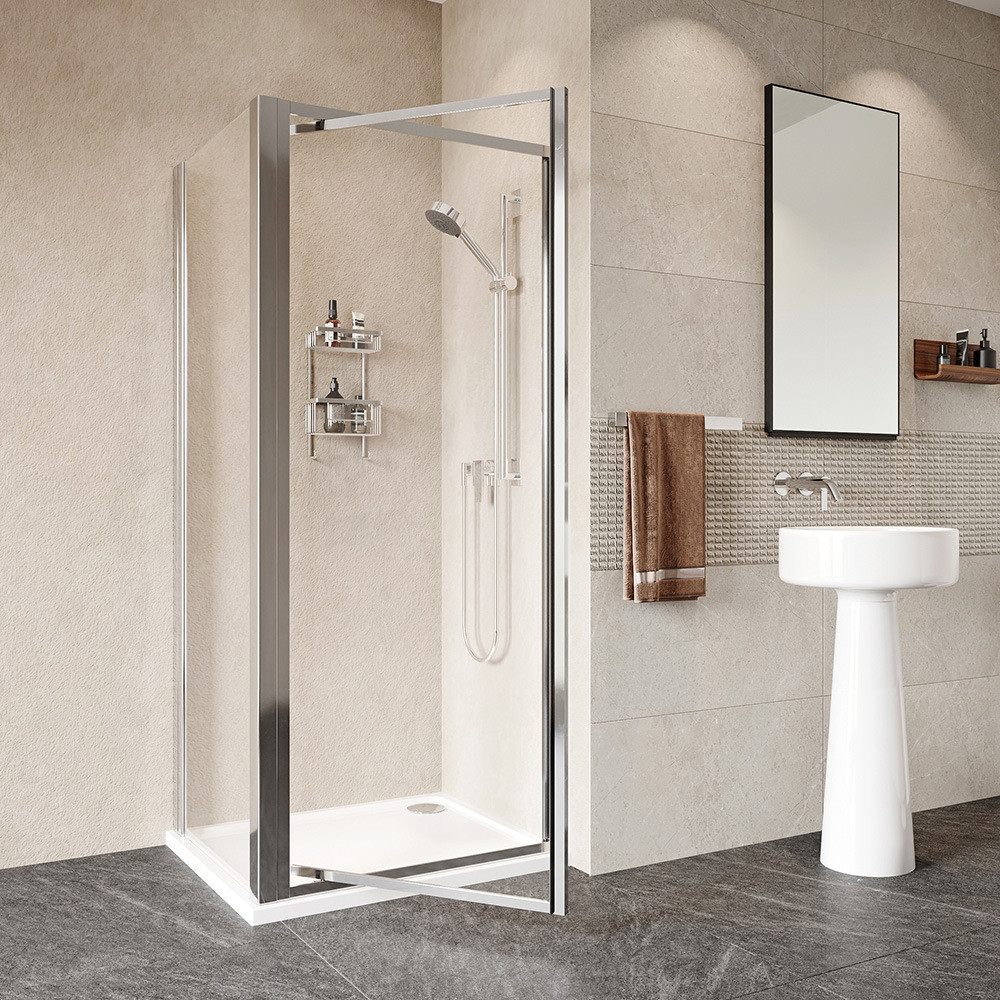 Roman Haven Framed 900mm Pivot Shower Door