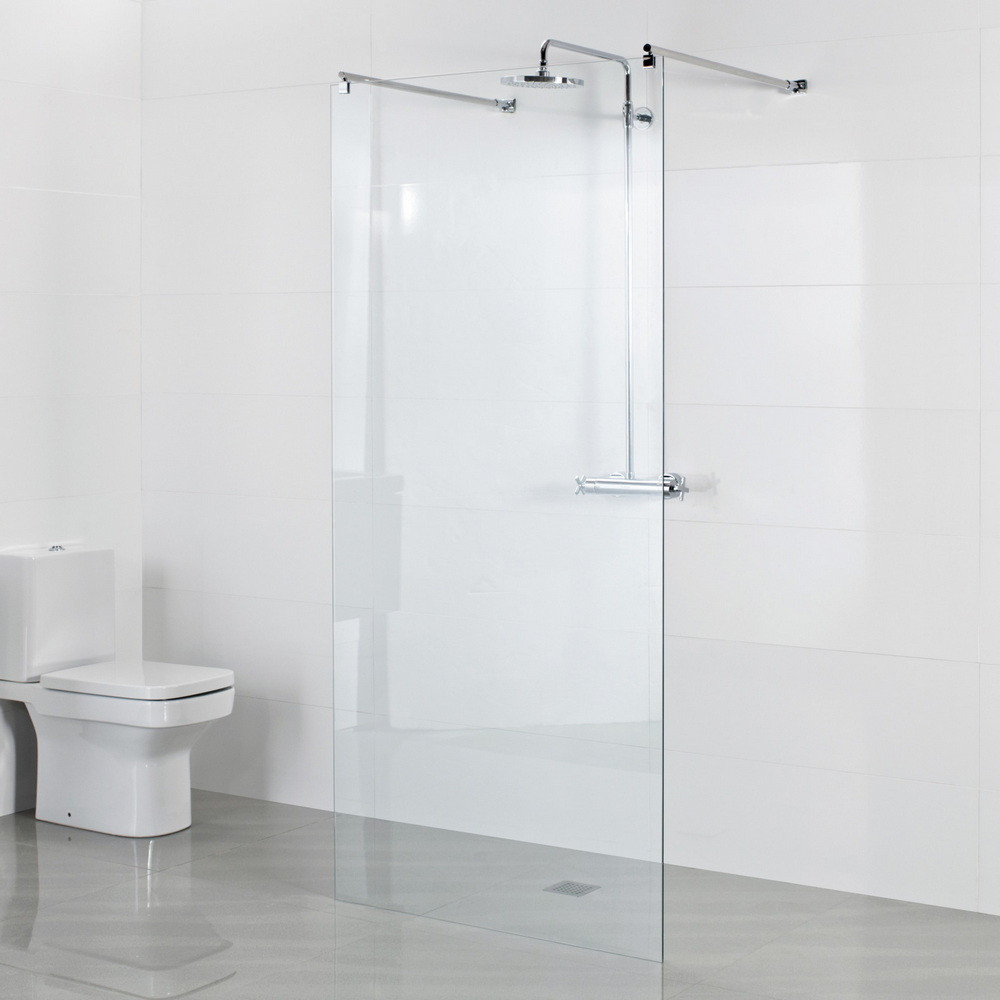 Roman Haven Select 1100mm Linear 8mm Wetroom Panel Chrome