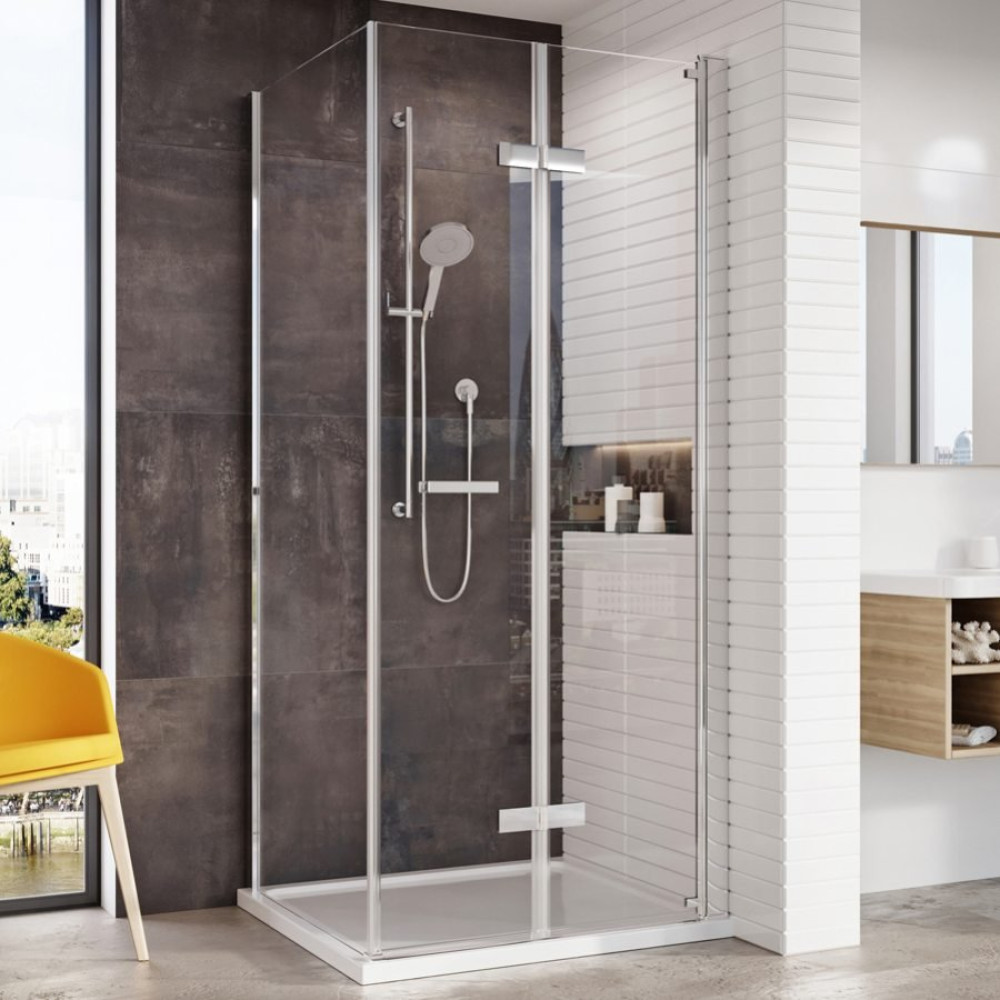 Roman Innov8 760mm Chrome Corner Bifold Shower Door