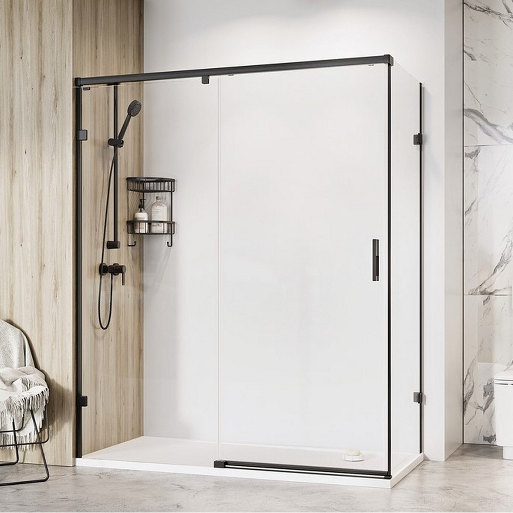 Roman Liberty 1200 x 800mm RH 10mm Sliding Shower Door for Corner Fitting (1)
