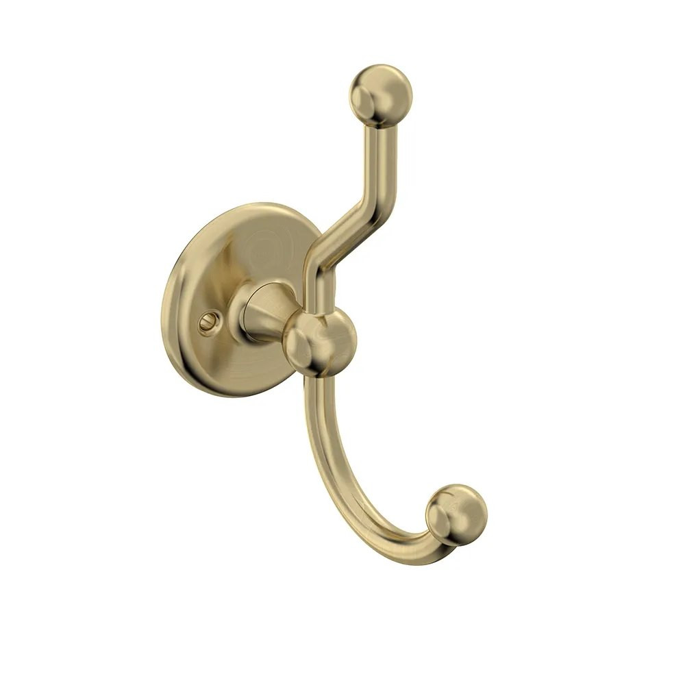 Roper Rhodes Avening Brushed Brass Double Robe Hook