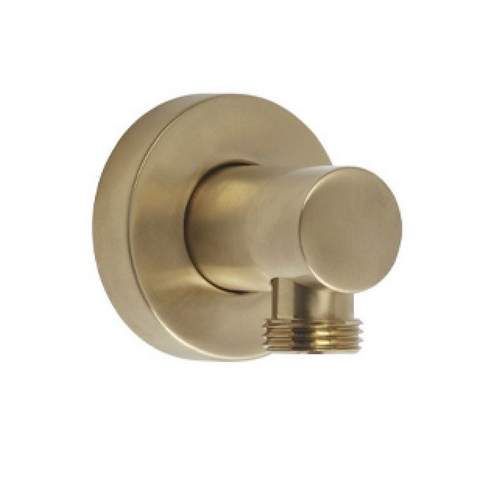 Roper Rhodes Brushed Brass Round Wall Elbow