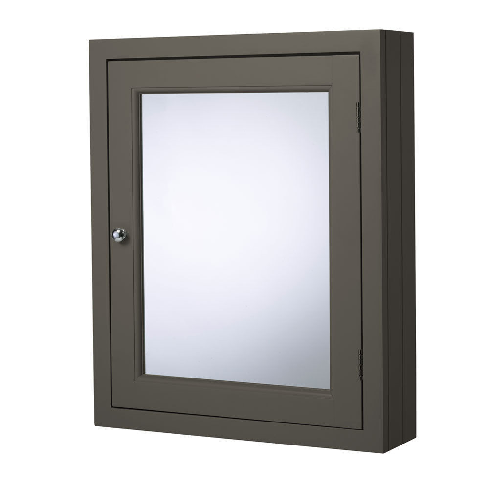 Roper Rhodes Hampton 565mm Pewter Mirrored Door Bathroom Cabinet