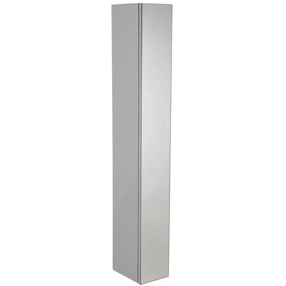 Roper Rhodes Mirrored Storage Column in Gloss Light Grey (1)