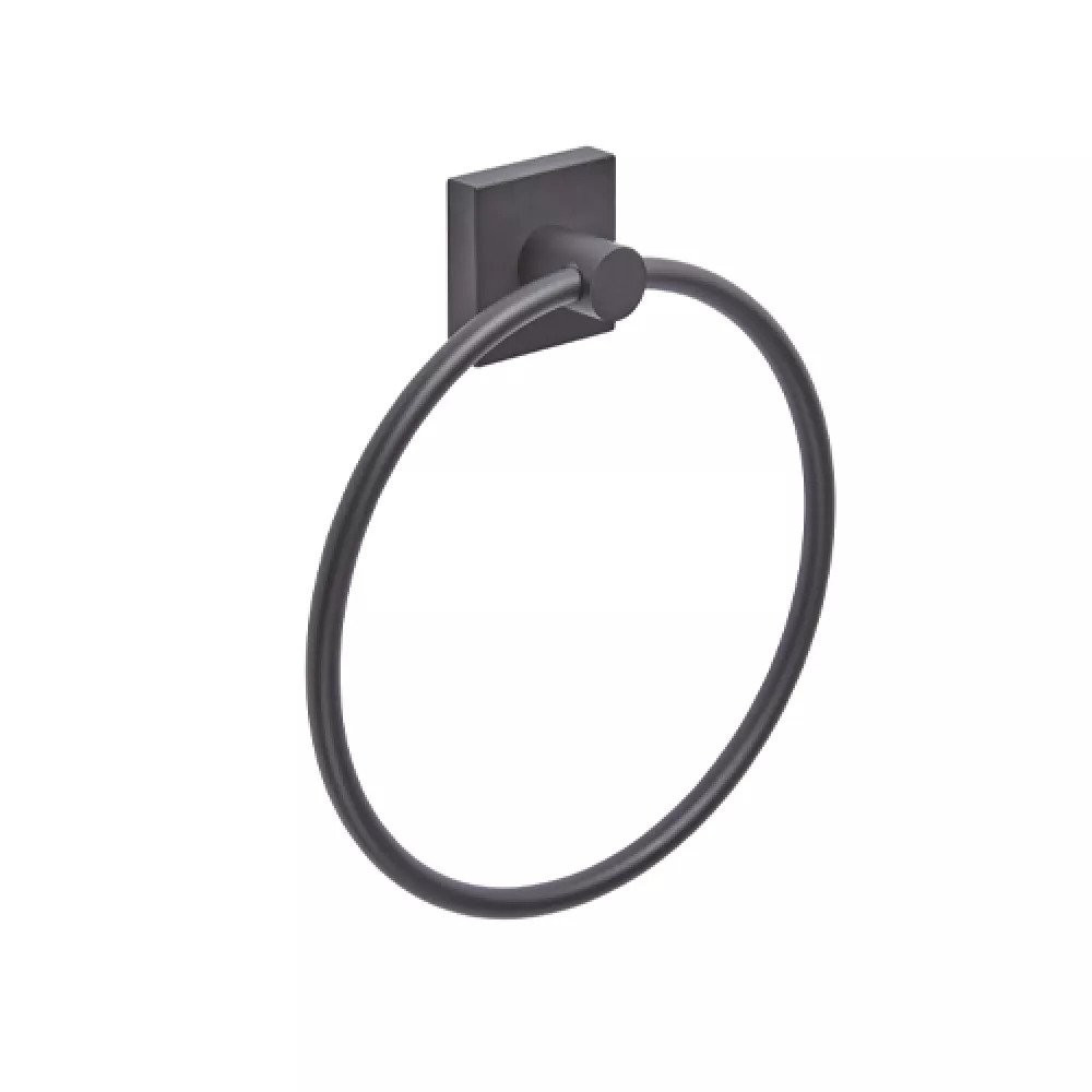 Roper Rhodes Restore Square Black Towel Ring