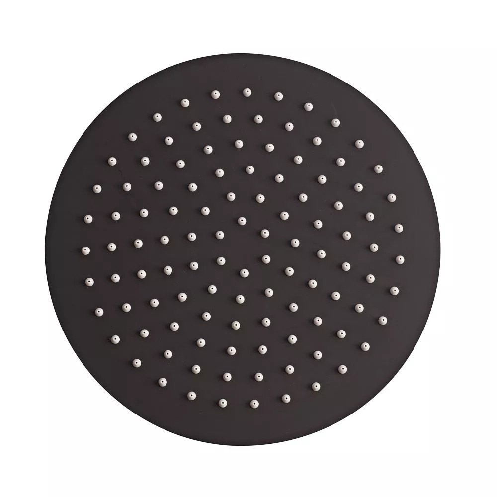 Roper Rhodes Round 250mm Shower Head Black