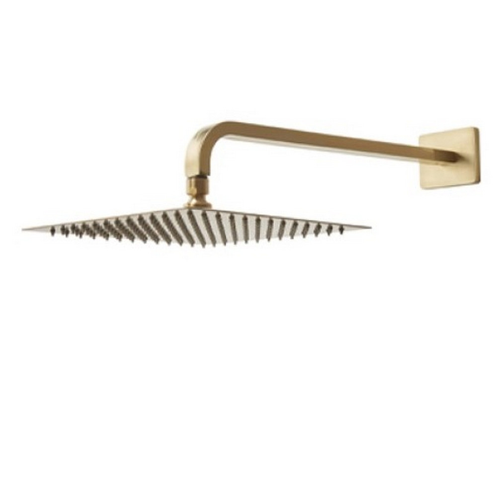 Roper Rhodes Square Shower Arm in Brushed Brass