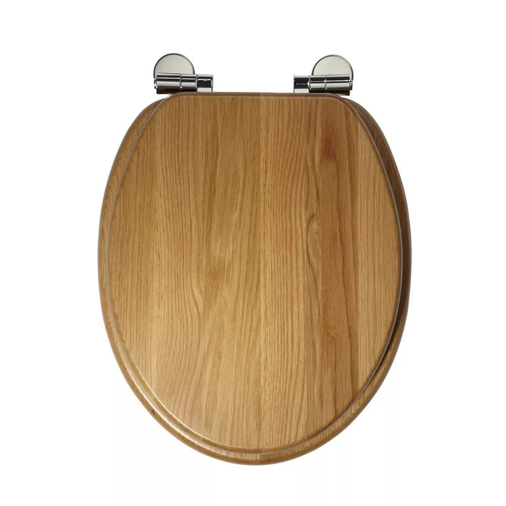 Roper Rhodes Traditional Soft Close Toilet Seat Natural Oak