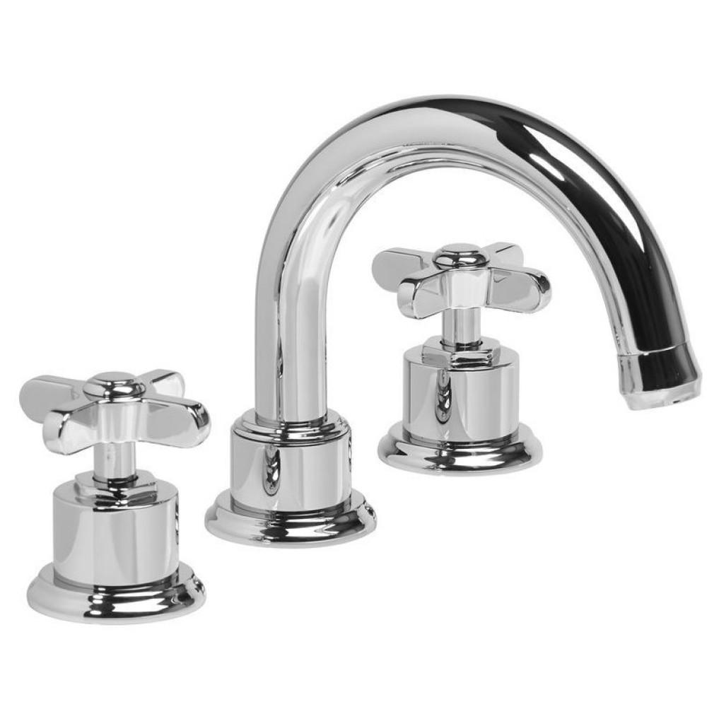 Roper Rhodes Wessex Three Hole Basin Mixer with Click Waste (1)