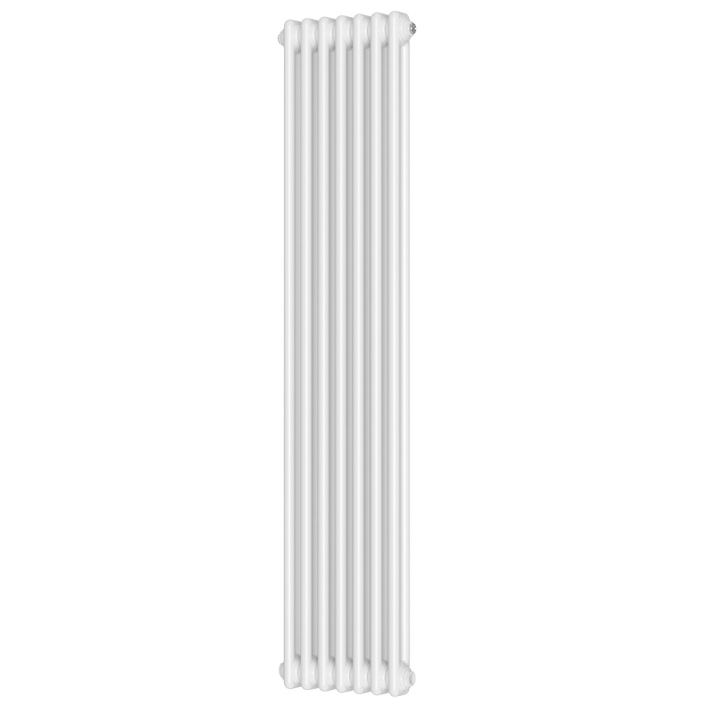 Scudo 1500 x 335mm 2 Column Vertical Radiator in White