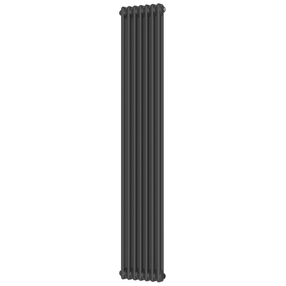 Scudo 1800 x 335mm 2 Column Vertical Radiator in Anthracite