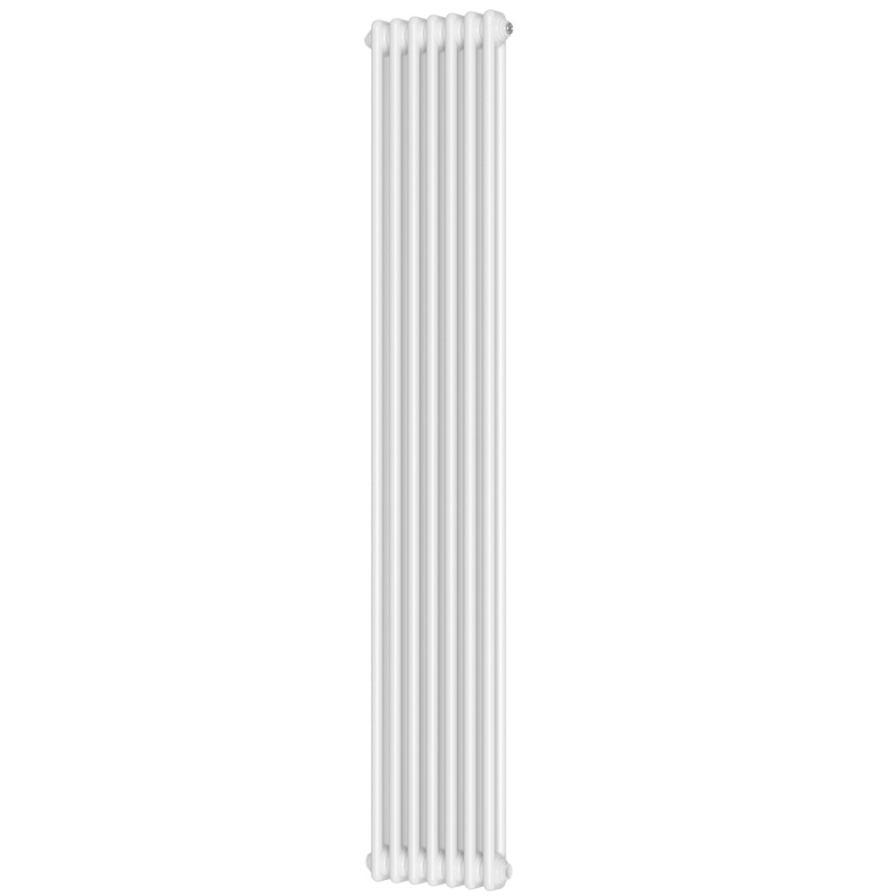 Scudo 1800 x 335mm 2 Column Vertical Radiator in White