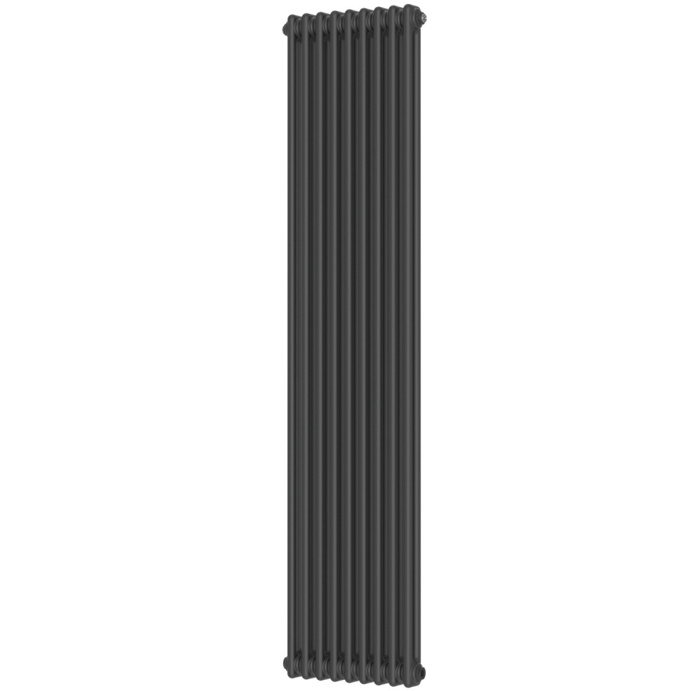 Scudo 1800 x 425mm 2 Column Vertical Radiator in Anthracite