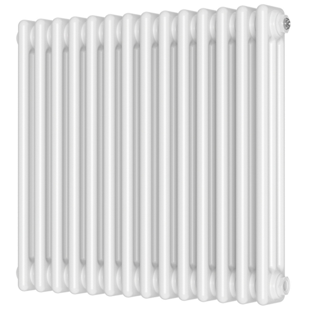 Scudo 600 x 650mm 3 Column Horizontal Radiator in White